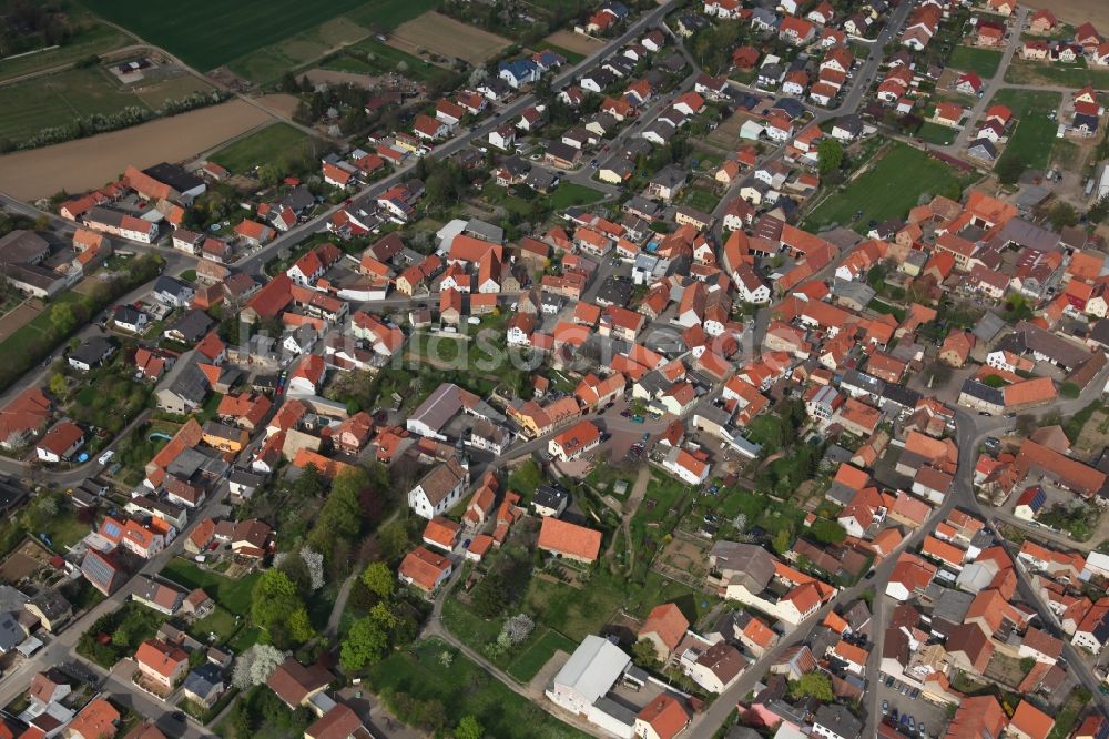 Luftbild Mauchenheim - Ortsansicht von Mauchenheim im Bundesland Rheinland-Pfalz