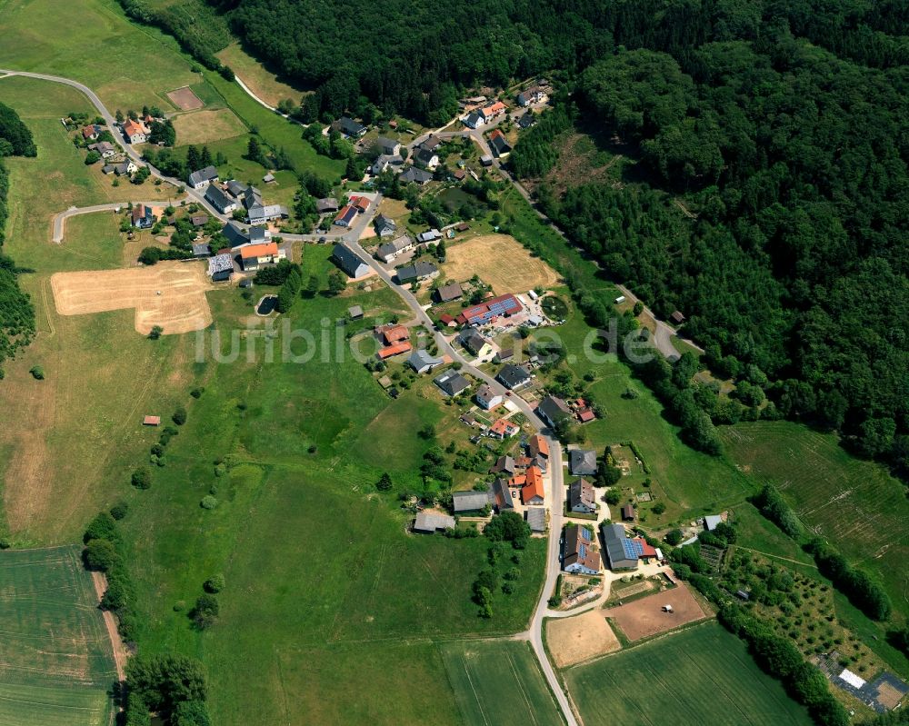 Luftaufnahme Meckenbach - Ortsansicht von Meckenbach im Bundesland Rheinland-Pfalz