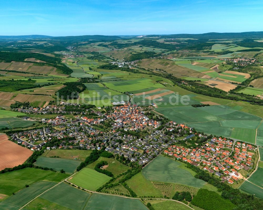 Meddersheim aus der Vogelperspektive: Ortsansicht von Meddersheim im Bundesland Rheinland-Pfalz