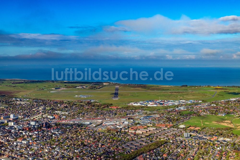 Luftbild Westerland - Ortsansicht an der Meeres-Küste in Westerland auf der Insel Sylt im Bundesland Schleswig-Holstein, Deutschland