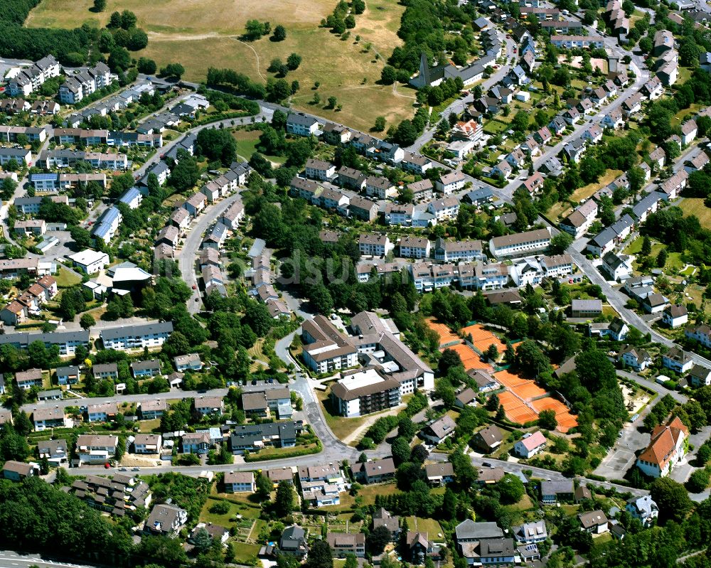 Meinerzhagen von oben - Ortsansicht in Meinerzhagen im Bundesland Nordrhein-Westfalen, Deutschland