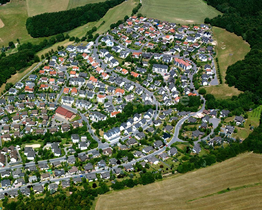 Meinerzhagen von oben - Ortsansicht in Meinerzhagen im Bundesland Nordrhein-Westfalen, Deutschland