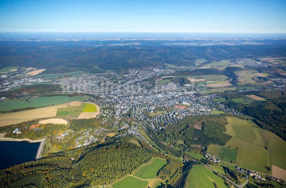 Luftbild Meschede - Ortsansicht von Meschede im Bundesland Nordrhein-Westfalen