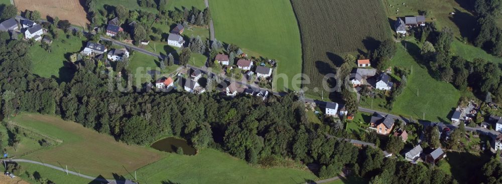 Luftbild Mitteldorf - Ortsansicht in Mitteldorf im Bundesland Sachsen