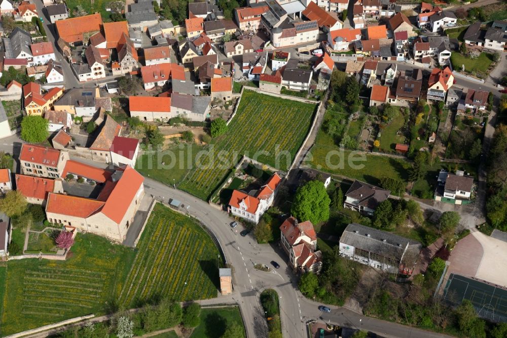 Luftbild Mölsheim - Ortsansicht vom Mölsheim im Bundesland Rheinland-Pfalz