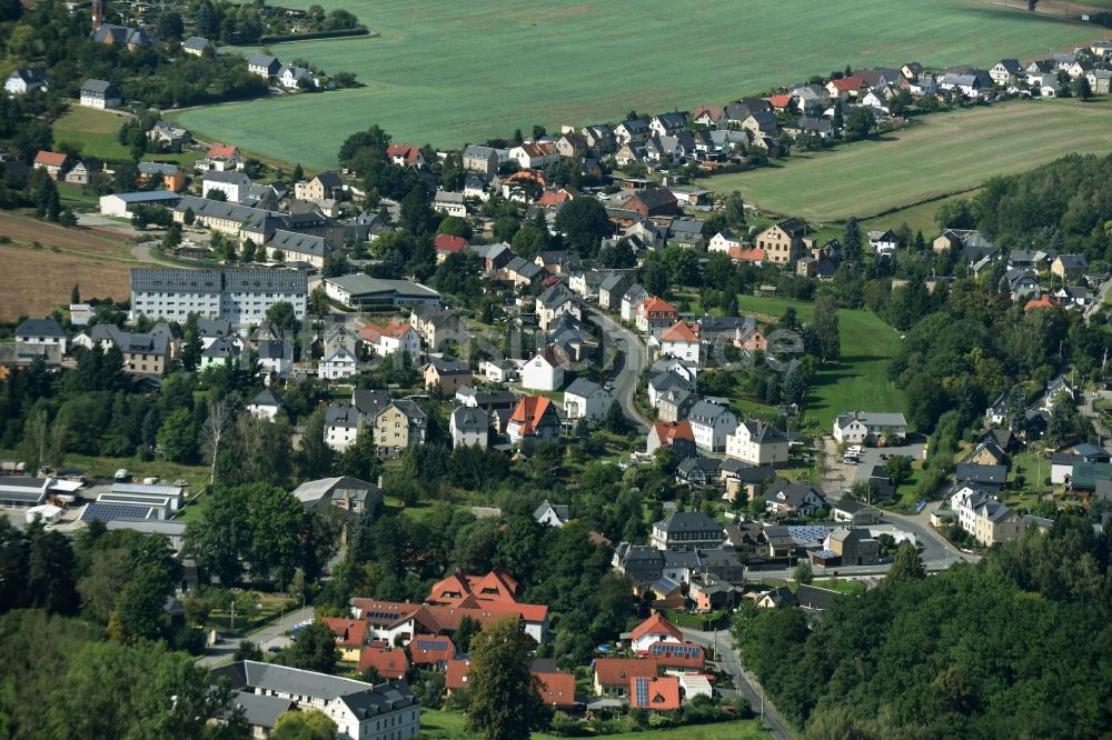 Mohlsdorf von oben - Ortsansicht in Mohlsdorf im Bundesland Thüringen