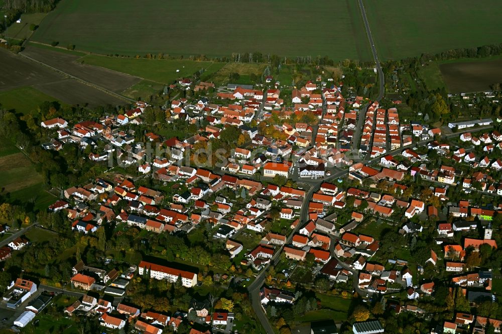 Molschleben aus der Vogelperspektive: Ortsansicht in Molschleben im Bundesland Thüringen, Deutschland