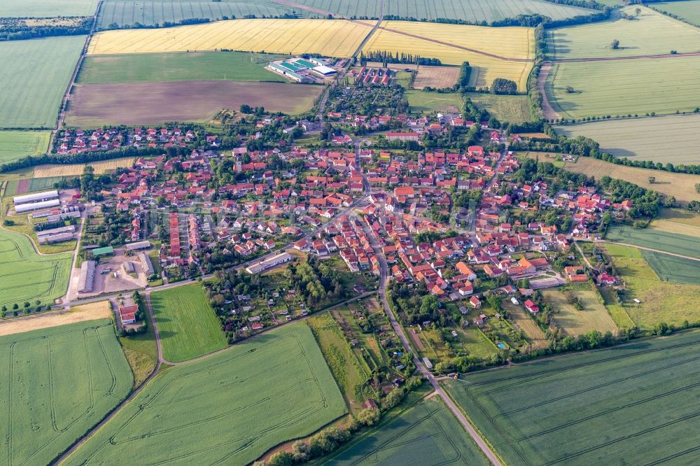 Molschleben aus der Vogelperspektive: Ortsansicht in Molschleben im Bundesland Thüringen, Deutschland