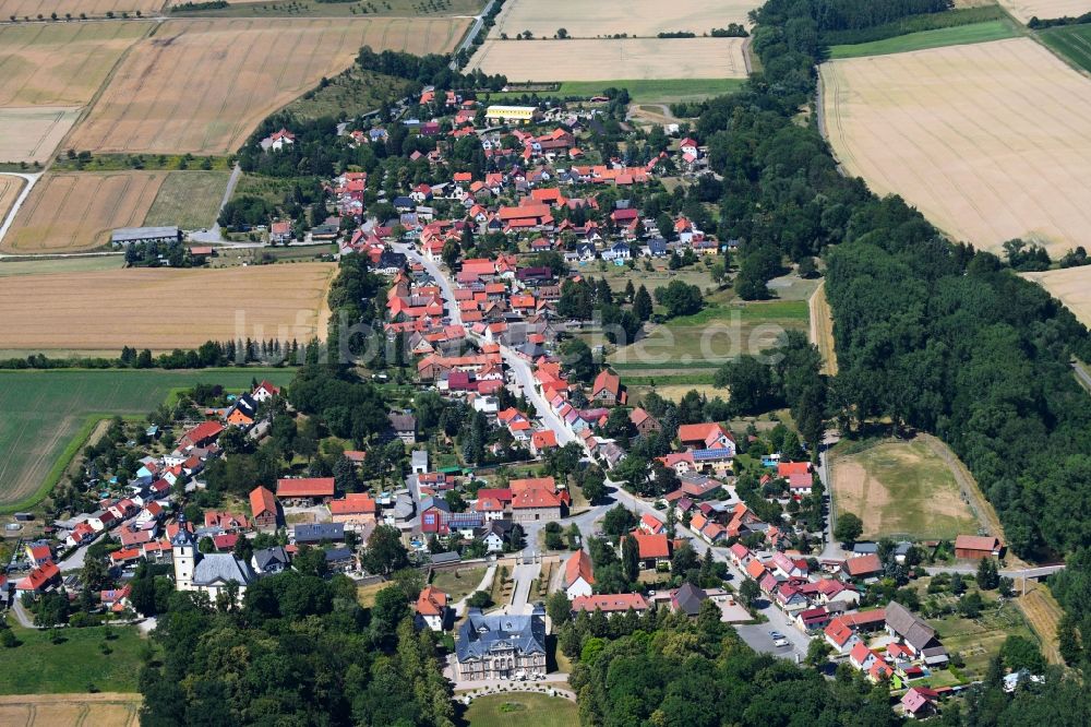 Molsdorf von oben - Ortsansicht in Molsdorf im Bundesland Thüringen, Deutschland