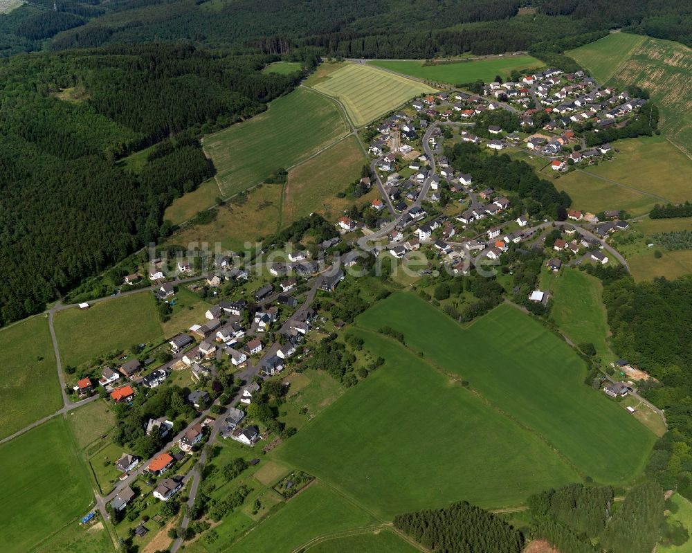 Molzhain von oben - Ortsansicht von in Molzhain im Bundesland Rheinland-Pfalz