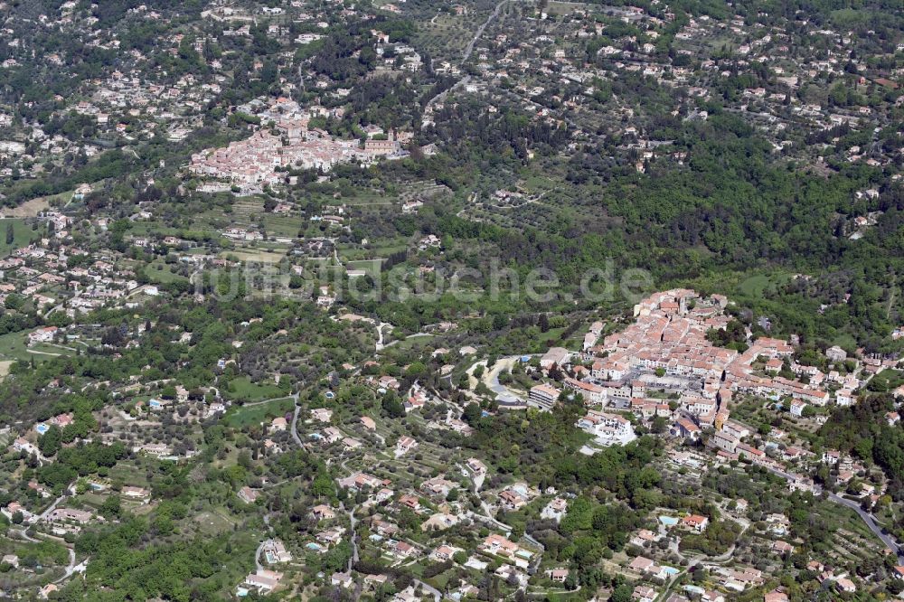 Luftbild Montauroux - Ortsansicht in Montauroux in Provence-Alpes-Cote d'Azur, Frankreich