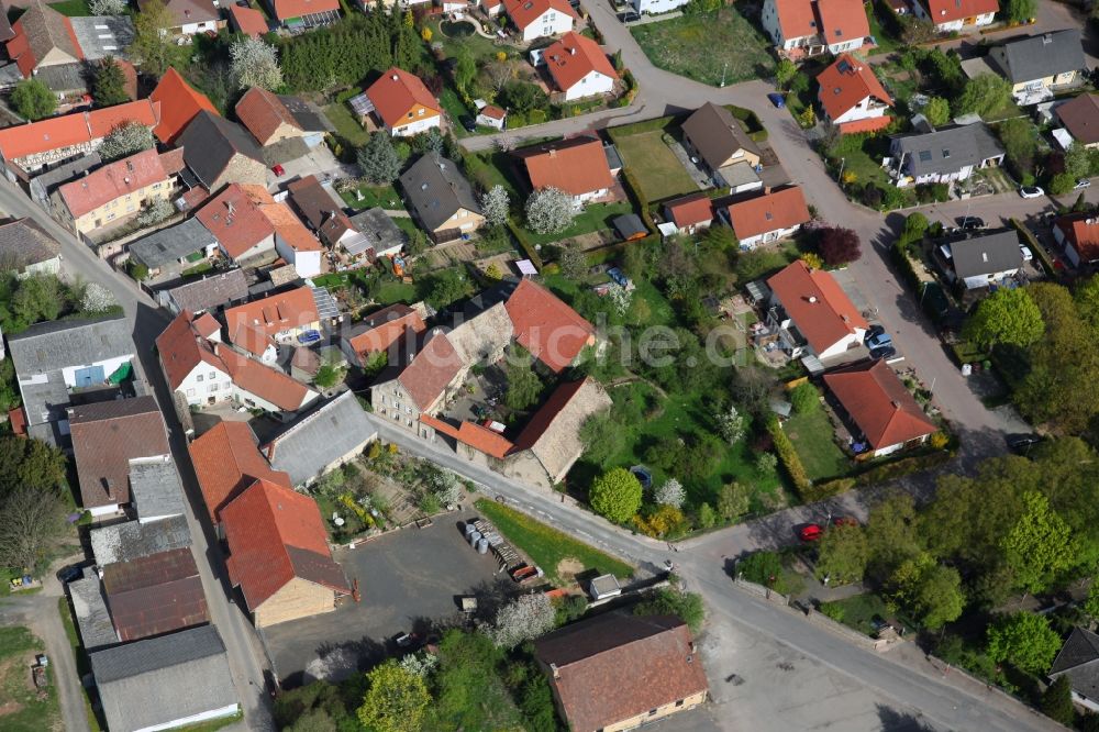 Luftbild Monzernheim - Ortsansicht von Monzernheim, einer Ortsgemeinde im Landkreis Alzey-Worms in Rheinland-Pfalz