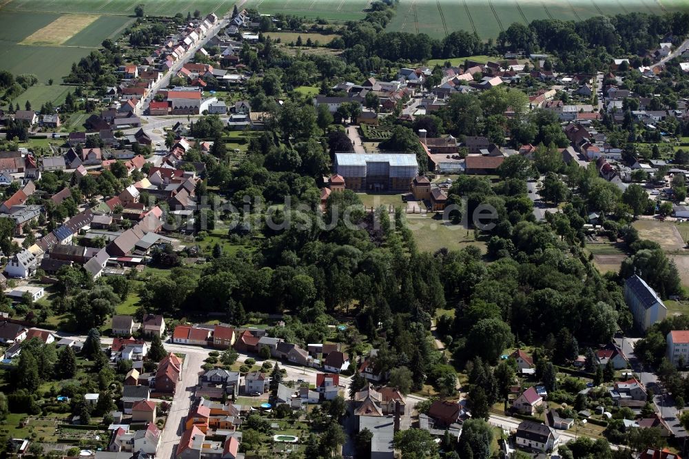 Mosigkau von oben - Ortsansicht in Mosigkau im Bundesland Sachsen-Anhalt, Deutschland