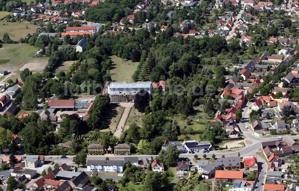 Luftbild Mosigkau - Ortsansicht in Mosigkau im Bundesland Sachsen-Anhalt, Deutschland