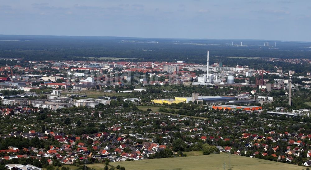 Mosigkau von oben - Ortsansicht in Mosigkau im Bundesland Sachsen-Anhalt, Deutschland