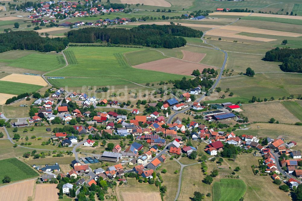 Mudau aus der Vogelperspektive: Ortsansicht in Mudau im Bundesland Baden-Württemberg, Deutschland