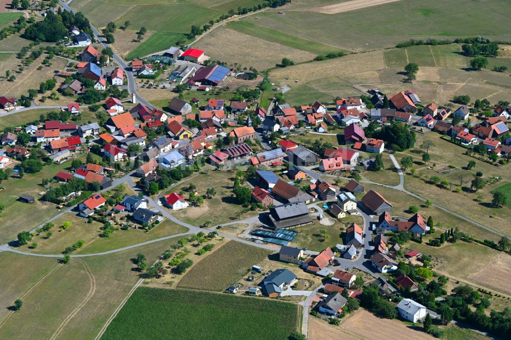 Luftaufnahme Mudau - Ortsansicht in Mudau im Bundesland Baden-Württemberg, Deutschland