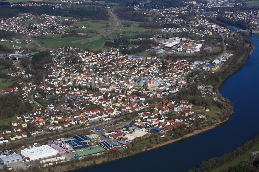 Luftaufnahme Murg - Ortsansicht in Murg im Bundesland Baden-Württemberg, Deutschland