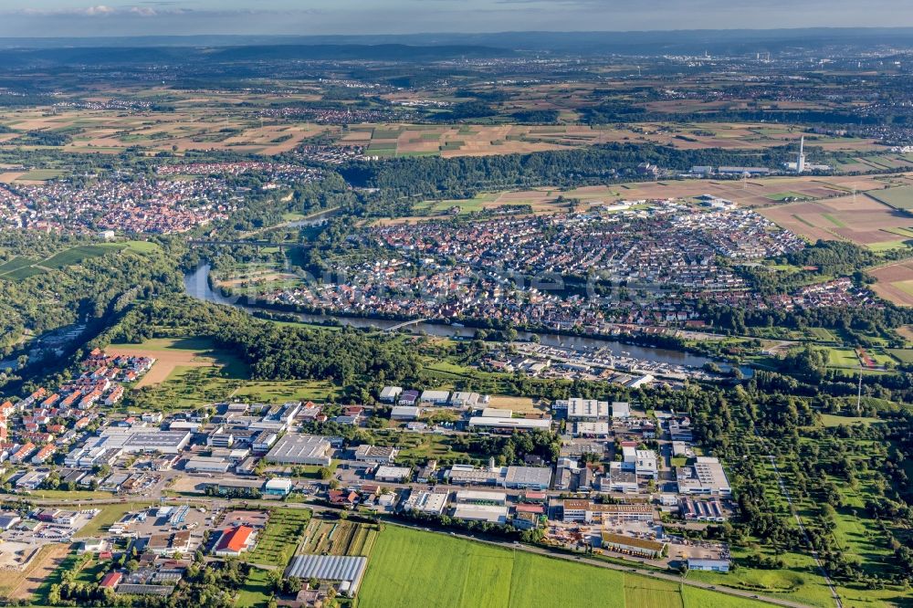 Murr von oben - Ortsansicht in Murr im Bundesland Baden-Württemberg, Deutschland