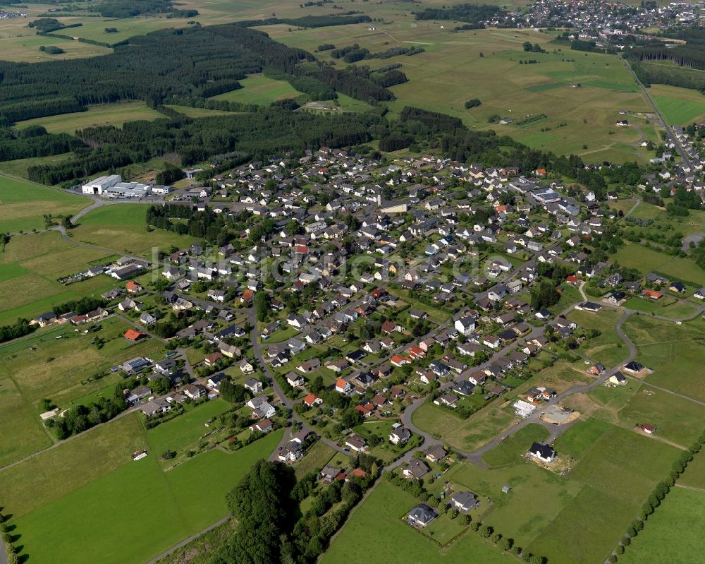 Luftbild Nauroth - Ortsansicht von Nauroth im Bundesland Rheinland-Pfalz