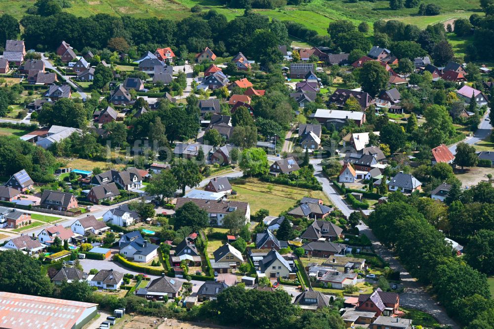 Negernbötel aus der Vogelperspektive: Ortsansicht in Negernbötel im Bundesland Schleswig-Holstein, Deutschland