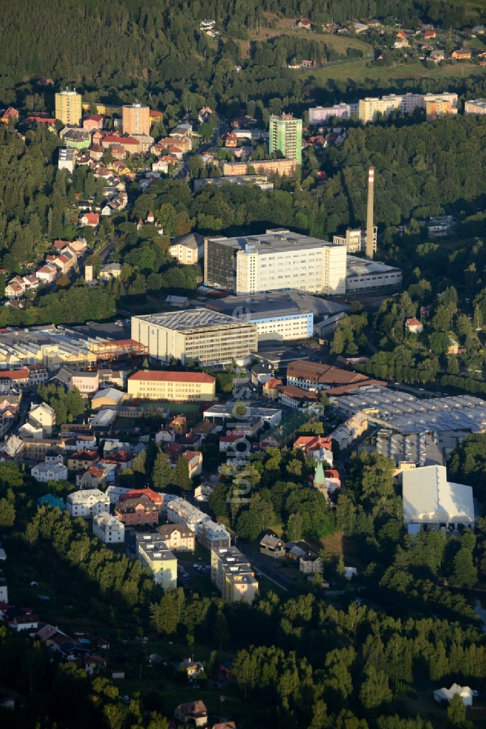 Luftaufnahme Nejdek - Ortsansicht in Nejdek in Tschechische Republik