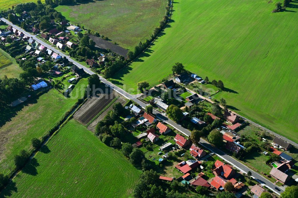 Luftbild Neu Lüblow - Ortsansicht in Neu Lüblow im Bundesland Mecklenburg-Vorpommern, Deutschland