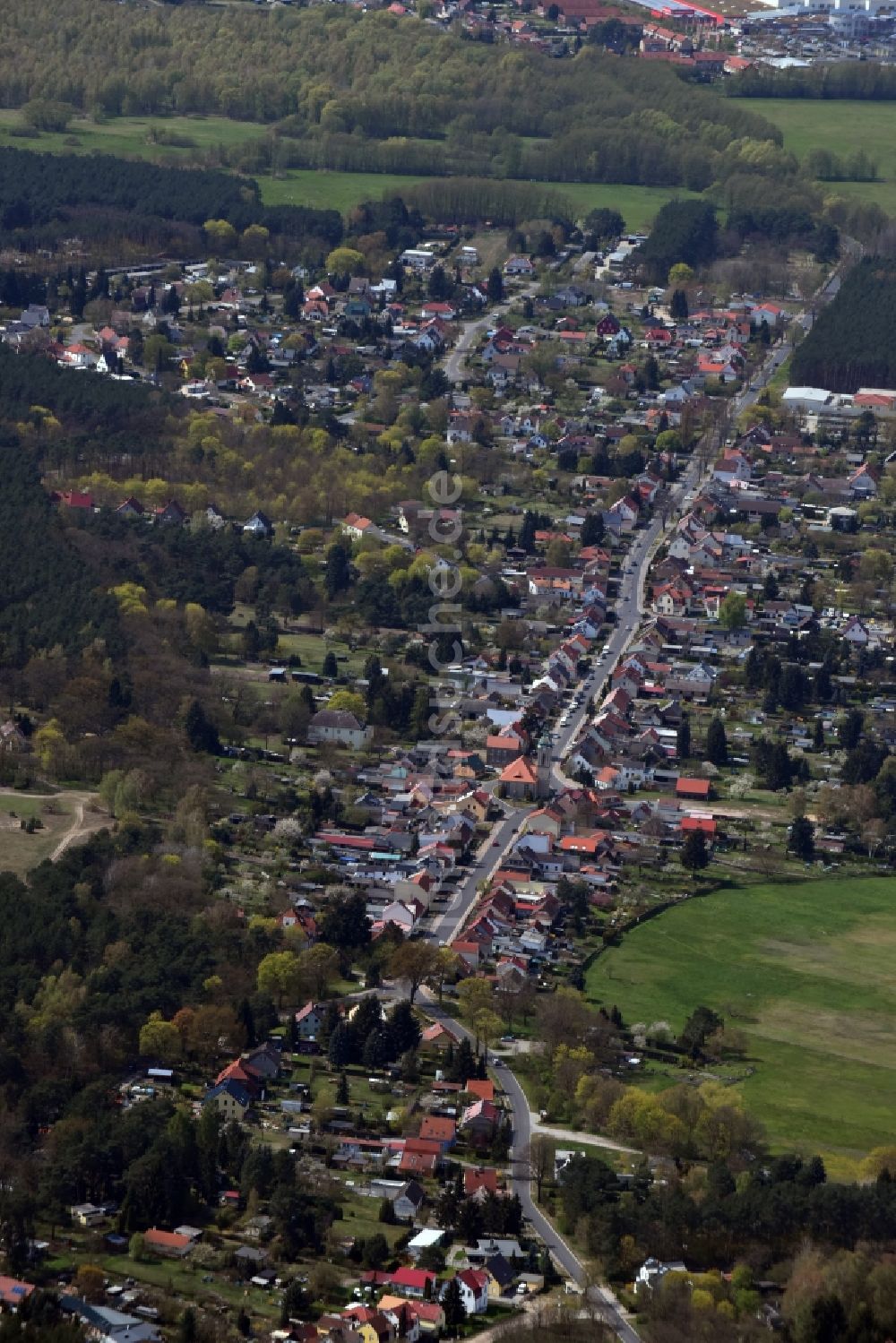 Luftbild Neu Zittau - Ortsansicht in Neu Zittau im Bundesland Brandenburg