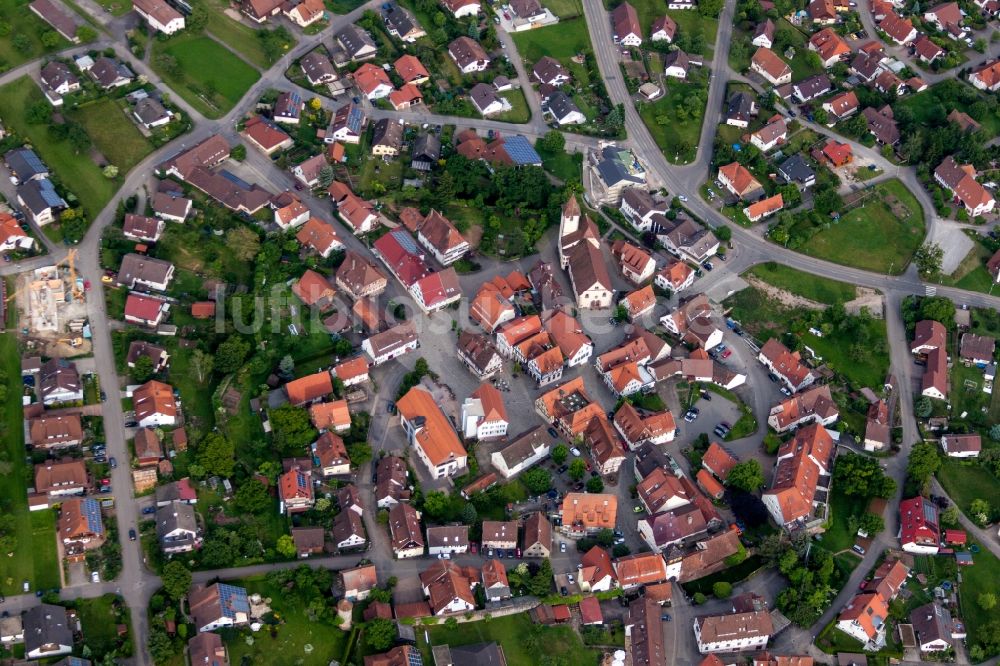 Neubulach von oben - Ortsansicht in Neubulach im Bundesland Baden-Württemberg, Deutschland