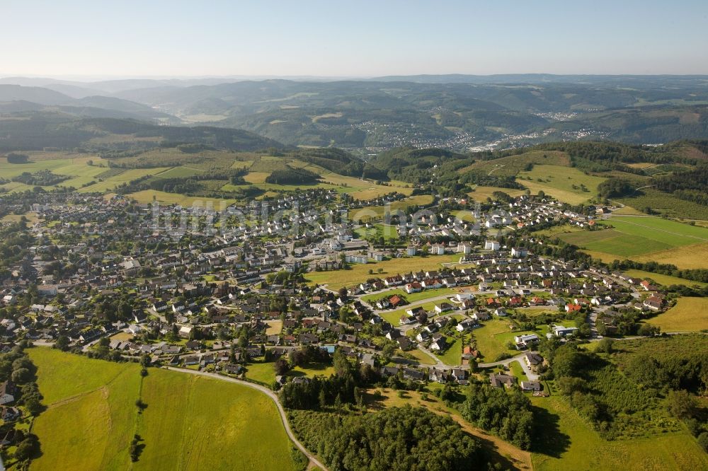 Luftaufnahme Neuenrade - Ortsansicht von Neuenrade im Bundesland Nordrhein-Westfalen