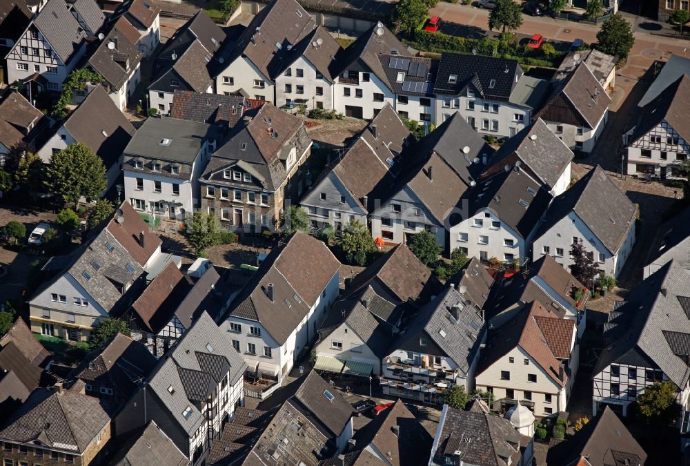 Neuenrade von oben - Ortsansicht von Neuenrade im Bundesland Nordrhein-Westfalen