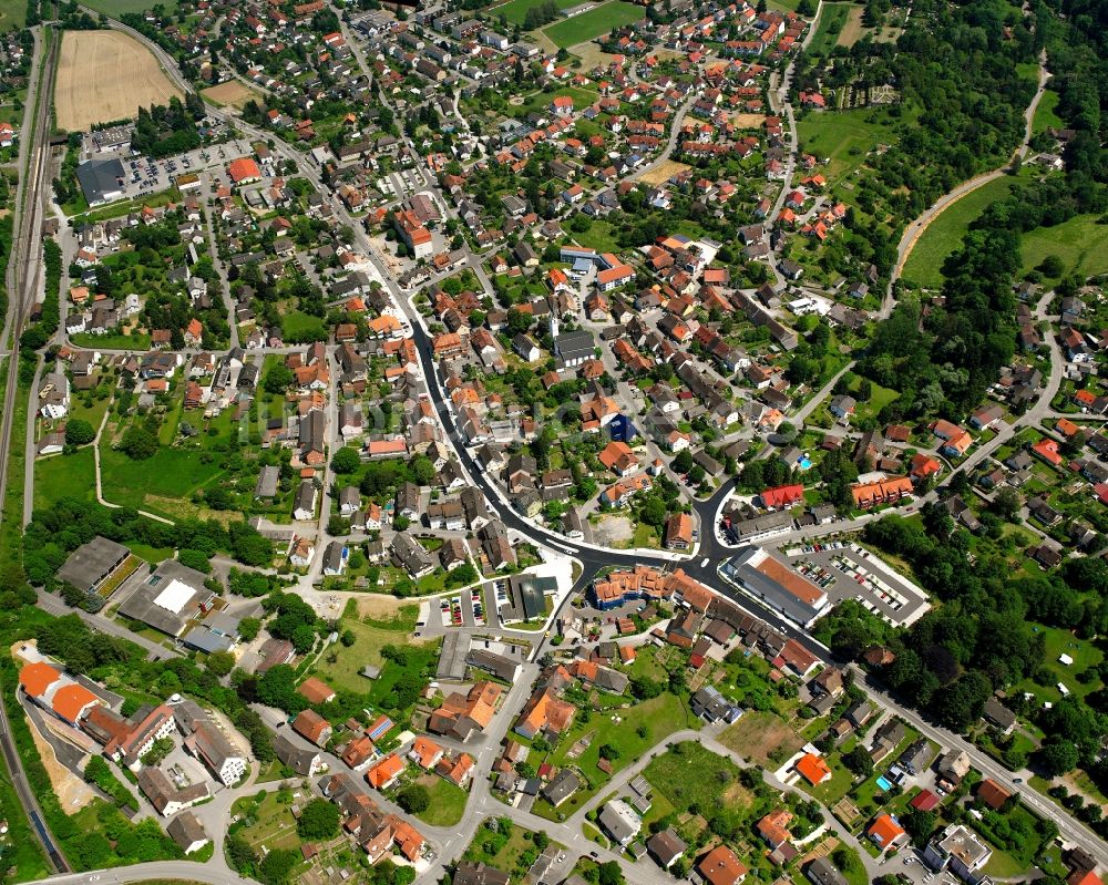 Neuhausen von oben - Ortsansicht in Neuhausen im Bundesland Baden-Württemberg, Deutschland