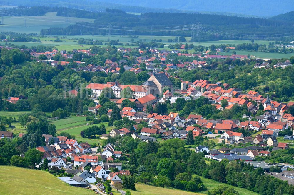 Neuhof von oben - Ortsansicht in Neuhof im Bundesland Niedersachsen, Deutschland