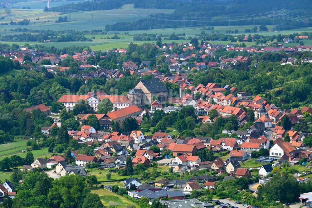 Neuhof aus der Vogelperspektive: Ortsansicht in Neuhof im Bundesland Niedersachsen, Deutschland