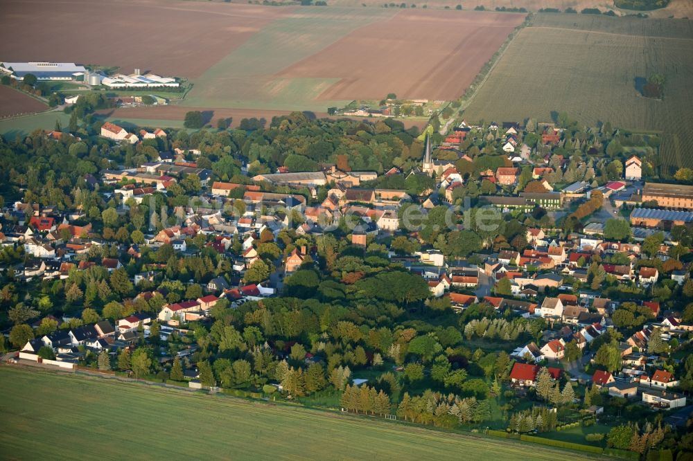 Luftbild Neundorf (Anhalt) - Ortsansicht in Neundorf (Anhalt) im Bundesland Sachsen-Anhalt, Deutschland