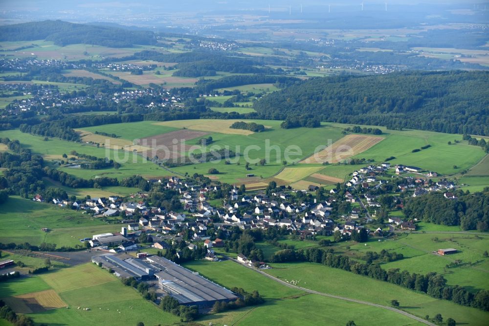 Neunkirchen aus der Vogelperspektive: Ortsansicht in Neunkirchen im Bundesland Rheinland-Pfalz, Deutschland