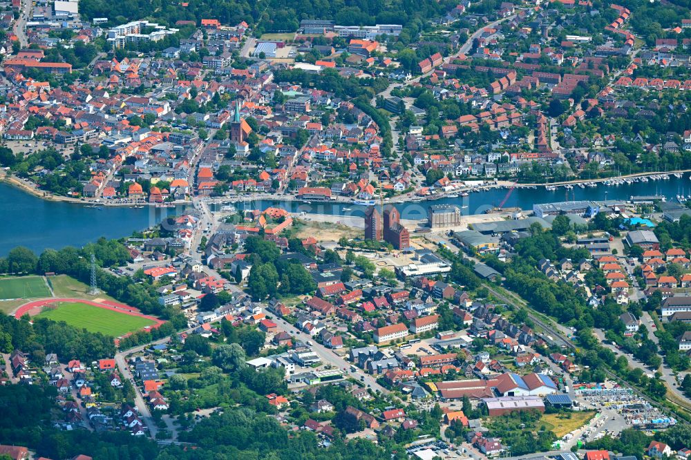 Neustadt in Holstein aus der Vogelperspektive: Ortsansicht in Neustadt in Holstein im Bundesland Schleswig-Holstein, Deutschland