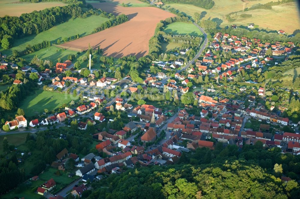 Neustadt/Harz aus der Vogelperspektive: Ortsansicht in Neustadt/Harz im Bundesland Thüringen, Deutschland