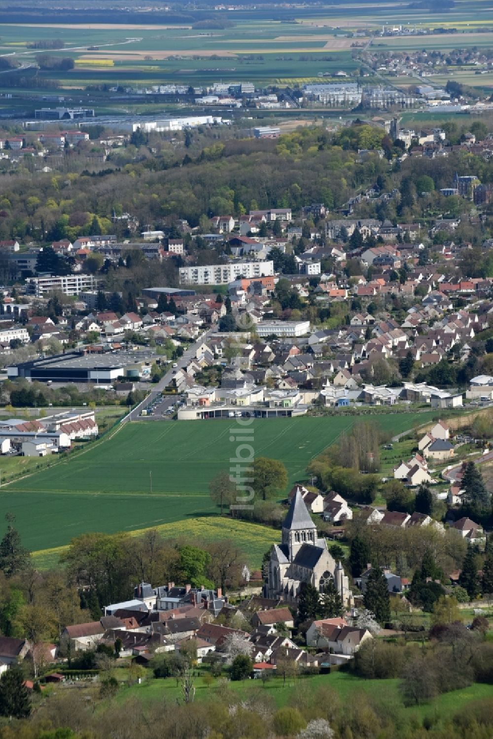 Luftbild La Neuville-en-Hez - Ortsansicht in La Neuville-en-Hez in Nord-Pas-de-Calais Picardie, Frankreich