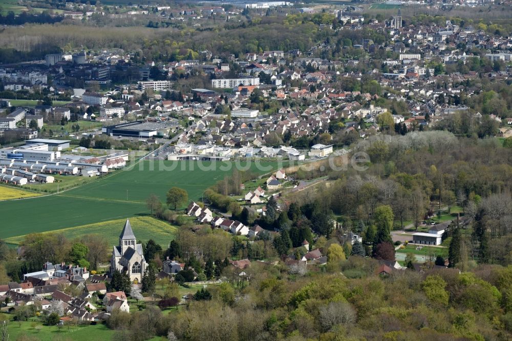 Luftbild La Neuville-en-Hez - Ortsansicht in La Neuville-en-Hez in Nord-Pas-de-Calais Picardie, Frankreich