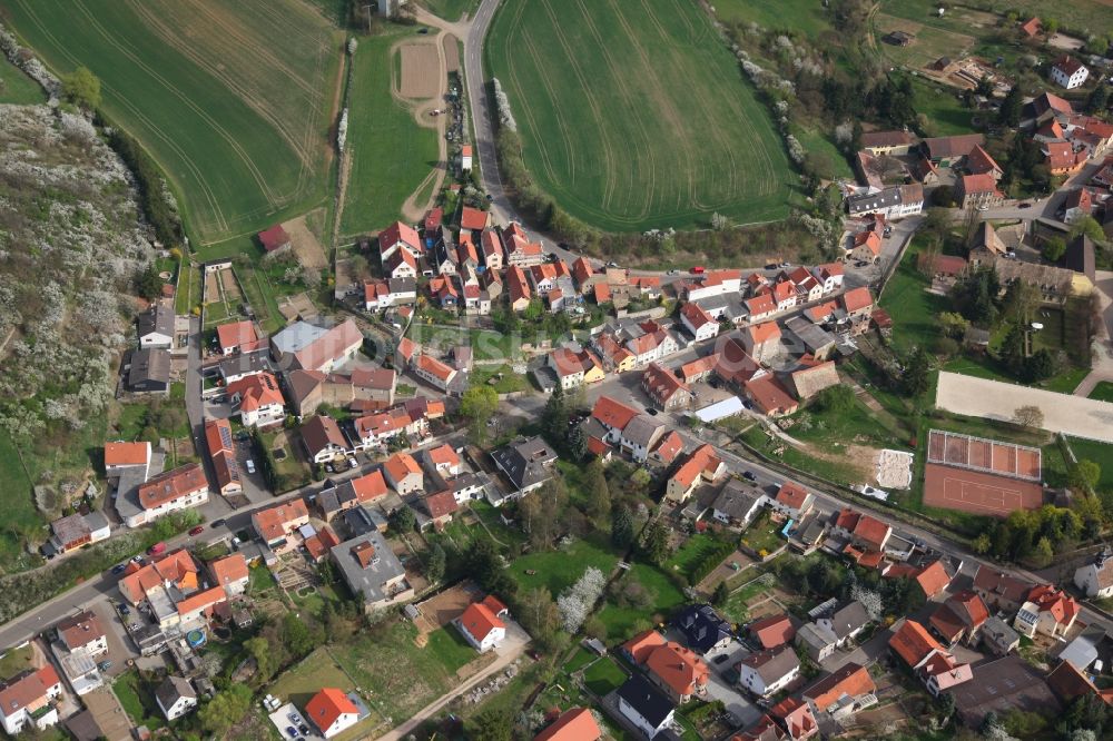 Nieder-Wiesen von oben - Ortsansicht von Nieder-Wiesen im Bundesland Rheinland-Pfalz