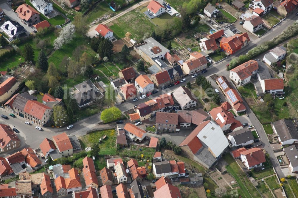 Nieder-Wiesen aus der Vogelperspektive: Ortsansicht von Nieder-Wiesen im Bundesland Rheinland-Pfalz