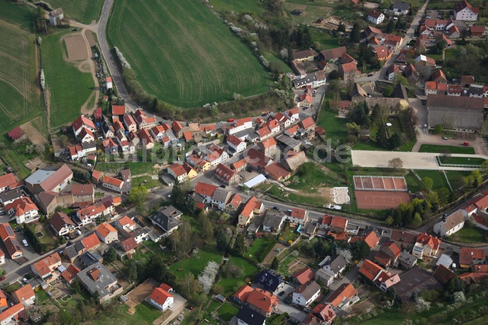 Luftbild Nieder-Wiesen - Ortsansicht von Nieder-Wiesen im Bundesland Rheinland-Pfalz