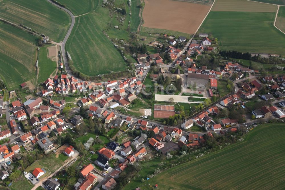 Luftaufnahme Nieder-Wiesen - Ortsansicht von Nieder-Wiesen im Bundesland Rheinland-Pfalz