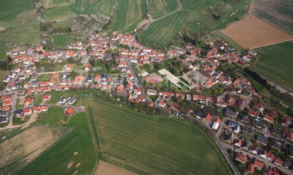 Luftbild Nieder-Wiesen - Ortsansicht von Nieder-Wiesen im Bundesland Rheinland-Pfalz