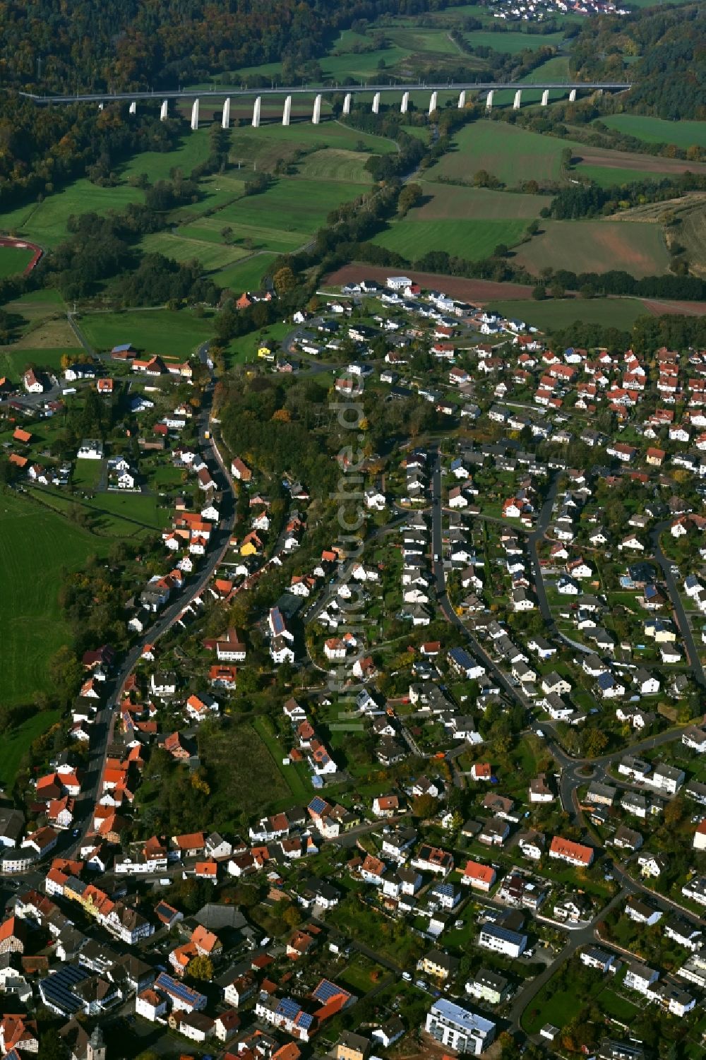 Luftbild Niederaula - Ortsansicht in Niederaula im Bundesland Hessen, Deutschland