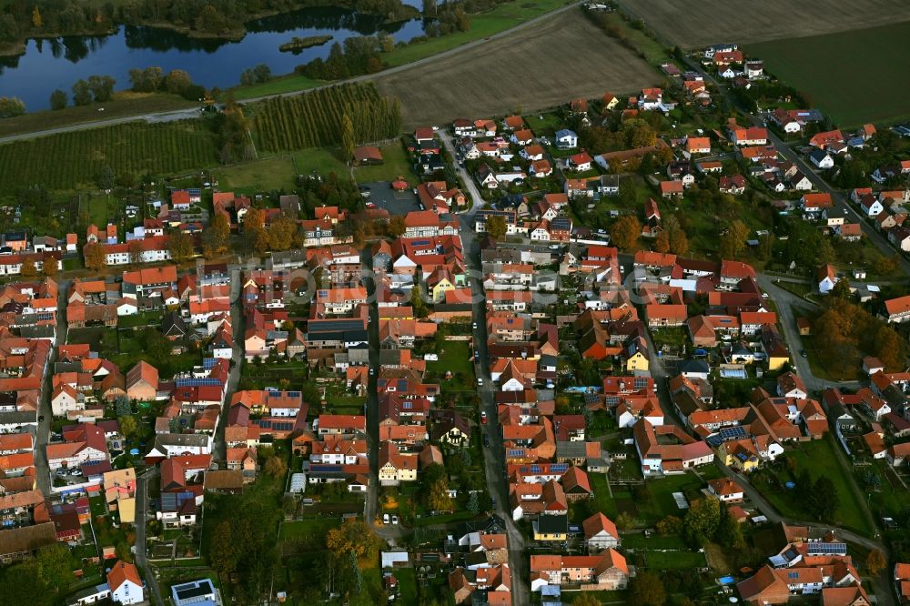 Luftbild Niederdorla - Ortsansicht in Niederdorla im Bundesland Thüringen, Deutschland