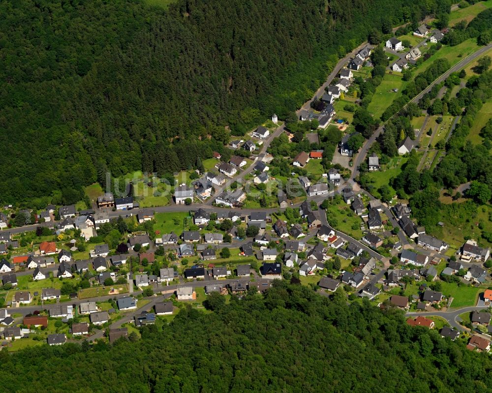 Niederdreisbach von oben - Ortsansicht von Niederdreisbach im Bundesland Rheinland-Pfalz