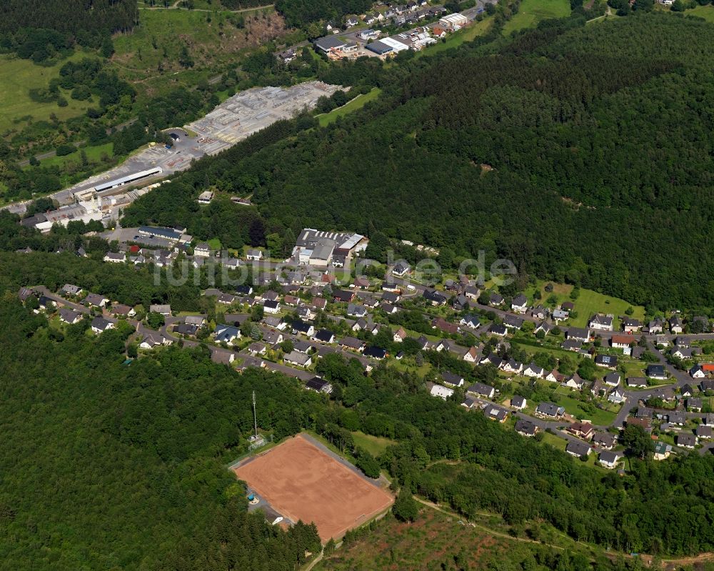 Niederdreisbach aus der Vogelperspektive: Ortsansicht von Niederdreisbach im Bundesland Rheinland-Pfalz