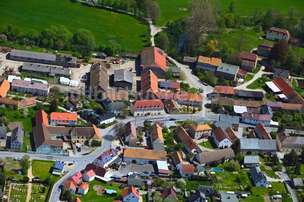 Luftbild Niedergurig - Ortsansicht in Niedergurig im Bundesland Sachsen, Deutschland